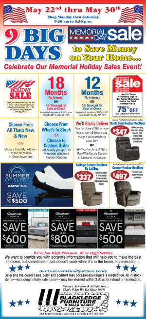 Memorial Day Sale